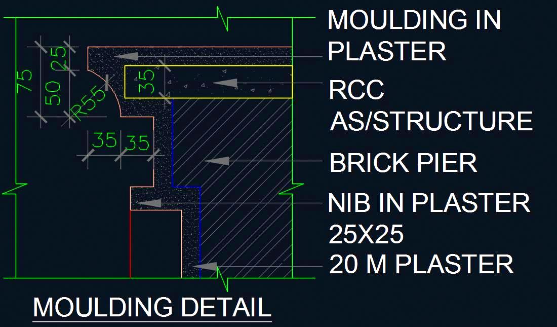 Moulding & Cornice Design- Free CAD Block Download